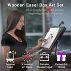 Colour Block 152 Pc Wooden Easel Mixed Media Art Supplies - Artist Painting And