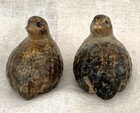 Vintage Otagiri Ceramic Brown Quail - Small Figurine - Lot Of 2