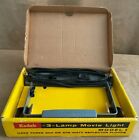 Vintage Kodak 3 Lamp Movie Light Model 1 In Box Working Flood Bulb