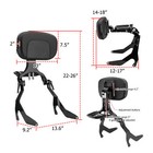 Multi-purpose Backrest Sissy Bar For Bmw R18 Bagger Transcontinental Roctane 20 