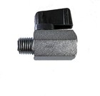 1 4  Mini Ball Valve Stainless Steel Female X Male 1 4 Npt  Shut-off  set Of 3 