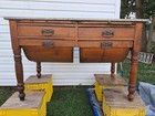 Antique Possum Belly Kitchen Dough Cabinet 1800s Early 1900s
