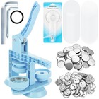 Button Maker Machine 2 25  Pin Maker With 100 Badge Parts  Circle Cutter   Acces