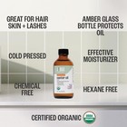 Castor Oil Usp Grade Organic Cold Pressed Pure Hexane Free 4 Oz
