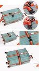 4 Pack Travel Luggage Suitcase Cross Strap Adjustable Belt With Name Card Tag