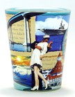San Diego California Scrapbook Shot Glass