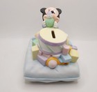 Vintage Goebel Disney Babies Mickey Mouse Money Bank Made In Japan Nib