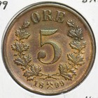 Norway 1899 5 Ore 197697 Combine Shipping