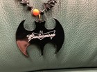 10 Budweiser Bat Halloween Beads Necklace Vintage Bar Promo Lot Bud Light Batman