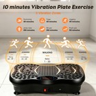 Upgraded Vibration Plate Exercise Machine Whole Body Workout Vibrate Platform