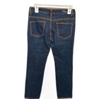 Limited Edition Blue Jeans With Orange Stitching