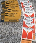 Western Airlines Horizon Club Cocktail Ticket Wallybird Wally Bird Sticker Combo