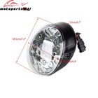 65w Led Headlight Hi lo Beam Headlamp For Harley V-rod Vrscdx Vrscf Vrsca Chrome