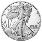 2023-s Proof  1 American Silver Eagle Box  Ogp   Coa