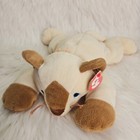 Ty Pillow Pals Meow Siamese Cat 13  Plush 1996 Stuffed Animal Brown Cream Kitty
