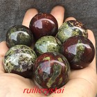 1pc Natural Dragon Blood Stone Ball Quartz Crystal Sphere Reiki Healing20mm 