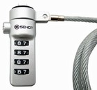 Sendt Notebook laptop Combination Lock Security Cable  silver  Silver