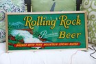 Vintage Antique Rolling Rock Premium Latrobe Brewing Co  Lighted Beer Sign Metal