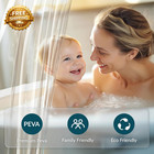 Extra Long Shower Curtain Liner 72 X 84 Clear Plastic Shower Liner Peva Waterpro