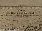 1780 Copper Map Empire Of China Asia Japan Orient Chinese Tartary 42cm X 25cm