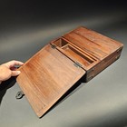 Antique Vintage Style Folding Writing Box Lap Desk Slope