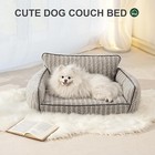Orthopedic Pet Sofa  Supportive Bed For Small Medium Dogs   Cats  Anti-slip Couc