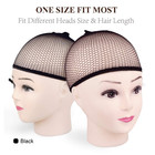 Morgles 6pcs Wig Cap Non Slip  Black Mesh Net Wig Caps For Women Men  Weaving Ha