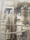Fabulous Vtg Photo  1915 Ppie Panama Pacific Expo- Family With Liberty  Bell 