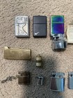 Lot Of 14 Rare Vintage Lighters Various Manufacturers Zippo ronson marlboro Etc 