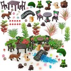 44 Pcs Fairy Garden Accessories  Miniature Table And Chairs Set  Miniature Fi   