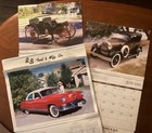 Lot Of 3 Vintage  Classic Cars Wall Calendars 1998  2001