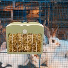 Rabbit Feeder Bunny Food Dispenser Guinea Pig Chinchilla Ferret Feeding Case