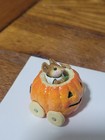 Wee Folk Forest Mouse In Pumpkin Car Mint Condition With Box