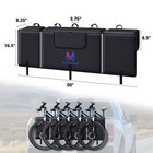 Mictuning 50  Tailgate Bike Pad Fit 5-bikes Pickup Truck Bed Pad Protector Cover