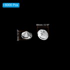 6000pcs Acrylic Wedding Table Diamonds 4mm Crystals Gems Clear Silver