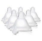 6 Piece Balance Plus Wide Neck  Fast  Flow  Nipples For The Balance Plus Wide