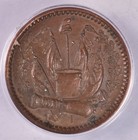 1863 Patriotic Civil War Token Liberty Head   Crossed Cannons - Anacs Ef45
