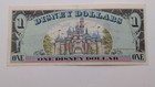 Disneyland Disney Dollars  1 1987 Mickey Mouse