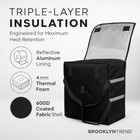 Insulated Pizza Delivery Bag  20x20x8  Doordash  Black 20 x20 x8 