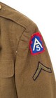 Wwii 5th Army Alaska Defense Private Coat Jacket Brown