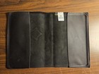 Bible Cover Black Leather Embroidered Cross Size Medium