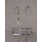 Overbamodi Double-hook Hanging Shower Caddy - 2-tier Chrome-plated W Razor Hooks