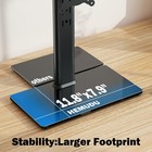 Lcd Monitor Desk Stand Mount For 13 32  Screens  Adjustable Height  Vesa