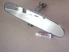 Chrome Rear View Mirror Day Night Universal Windshield Mount Hot Rod Car  6065x