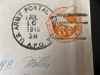 Wwii  Apo 70  Pacific Theater  Dagupan   Rosales  to  Fort Wayne  Vf