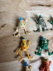 Munch Bunch Fruit   Vegetable Figure Pencil Toppers Lot Of 9 - Vintage 70s