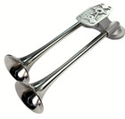 Fiamm Fultone 62330 Twin Air Horn Compressor Kit Chrome Boat Rv Truck - New