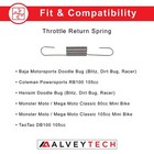 Throttle Return Spring For Monster Moto   Mega Moto Mini Bike
