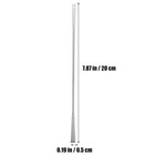 Tehaux Lab Spatula Stainless Steel  Micro Spoon Flat Double Small  Silver 