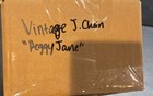 Vintage J  Chein    peggy Jane    Tin Litho Wind Up Toy Speed Boat Us Seller